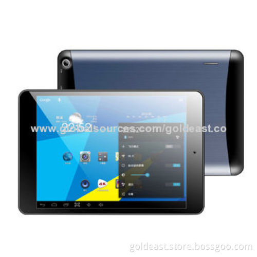 7.85" Capacitive Touch Screen 1,024x768P TN MTK8382 Quad-Core MIDs/Tablet PCs, Built-in 2G/3G Module